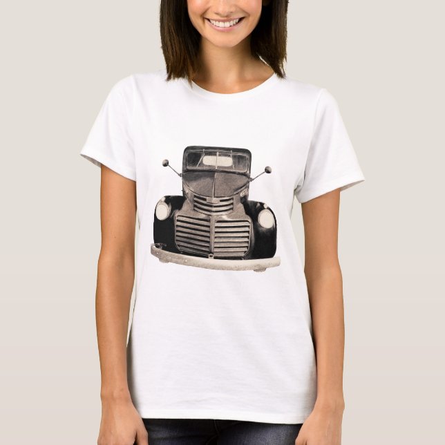 Camiseta de camiones antiguos (Anverso)