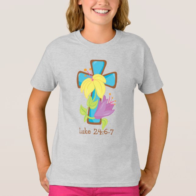 Camiseta de camiseta básica para chicas (Anverso)