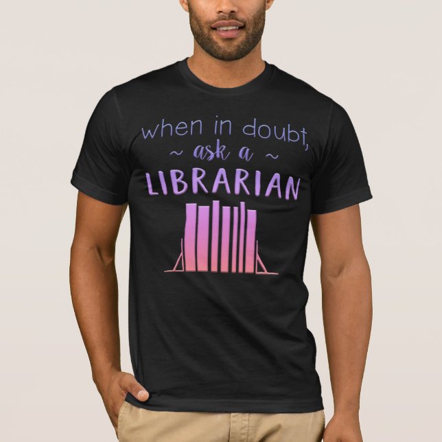 Camiseta De Camiseta Bibliotecaria (Anverso)