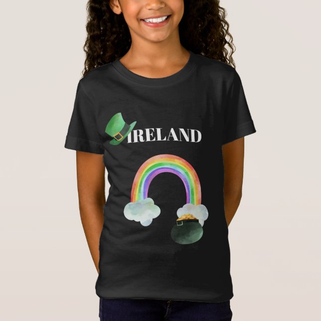 *~* Camiseta de camiseta Chica de oro en IRLANDA (Anverso)