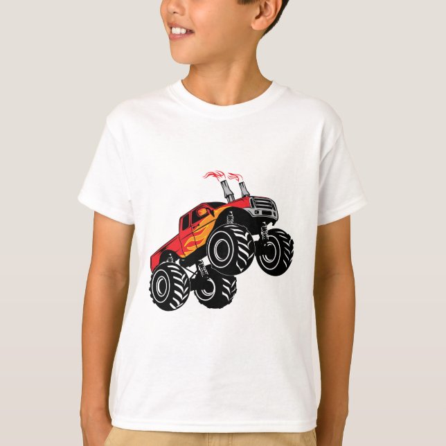 Camiseta de camiseta de camiseta de niños con mono (Anverso)