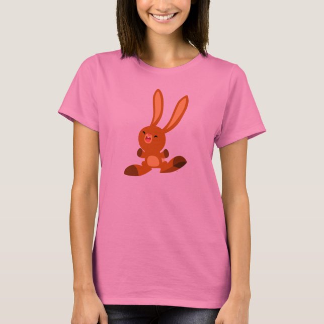 Camiseta de Camiseta de Conejo de Personalizado (Anverso)