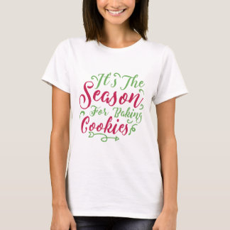 Camiseta de camiseta de galletas navideñas para na