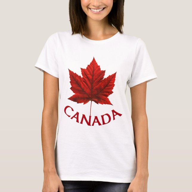 Camiseta de camiseta de la dama de arce de Canadá (Anverso)