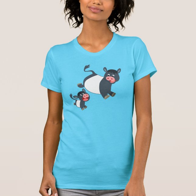 Camiseta de Camiseta de Mujeres de Galloway y Calf (Anverso)