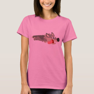Camiseta de camiseta de Personalizado Lobo de la f