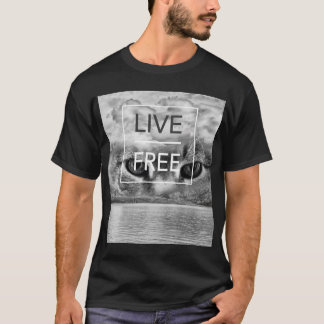 Camiseta de camiseta LIBRE EN VIVO