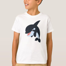 Camiseta de Camiseta para niños de ballena con Per