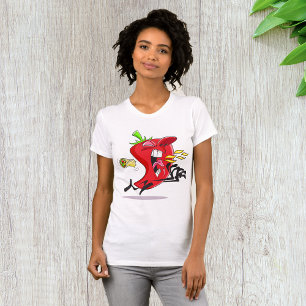 Camiseta De Camiseta Para Respirar Con Pimientos E