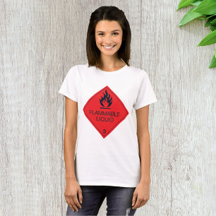 Camiseta De Camisetas Líquidas Flammables