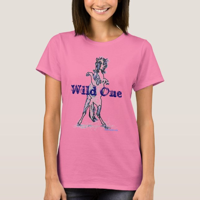 Camiseta de camo para mujeres Wild One (Anverso)