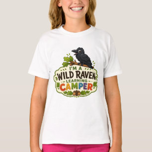 Camiseta de campamento de aprendizaje de Cuervo Sa