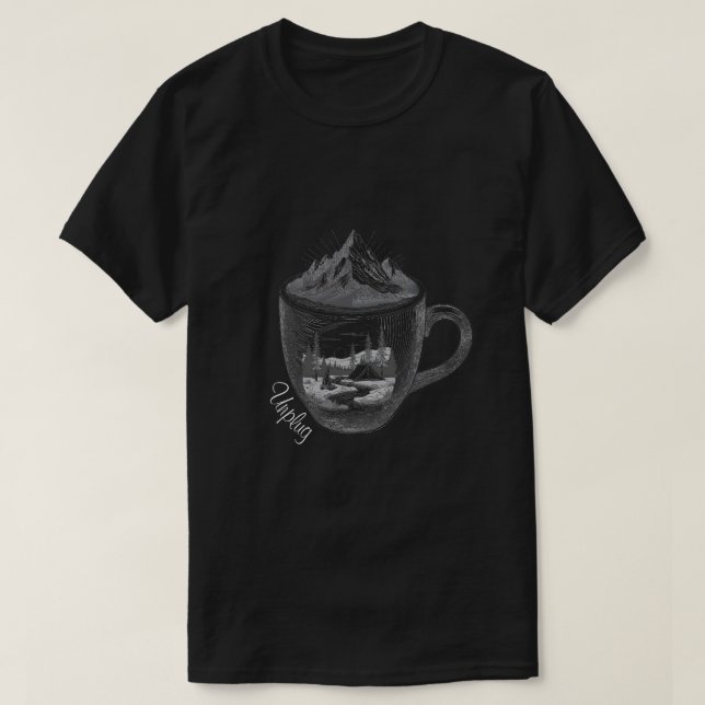Camiseta de Campamento Desconecta (Diseño del anverso)
