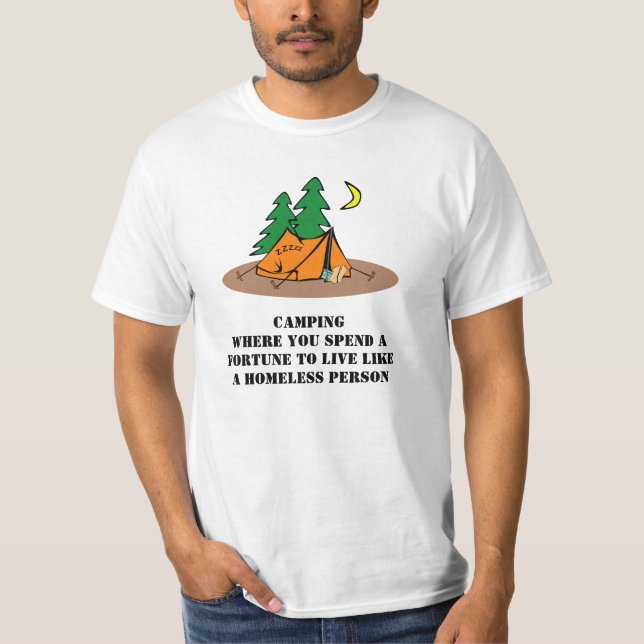 Camiseta de Camper humorística (Anverso)