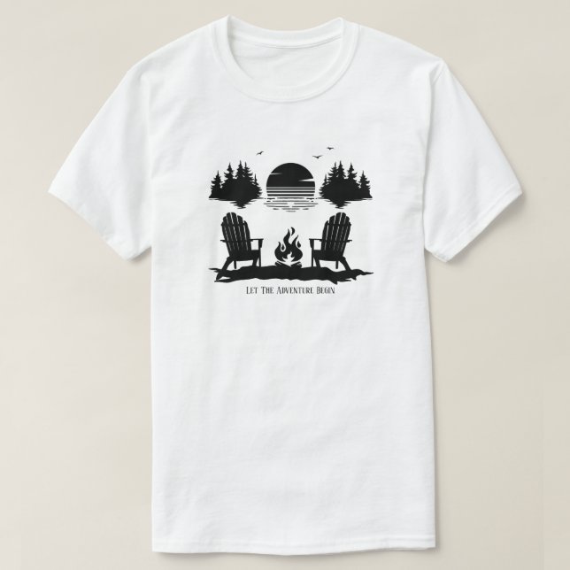 Camiseta de camping (Diseño del anverso)