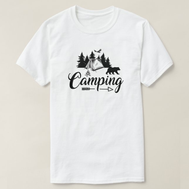 Camiseta de camping (Diseño del anverso)
