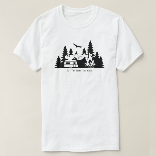 Camiseta de camping (Diseño del anverso)