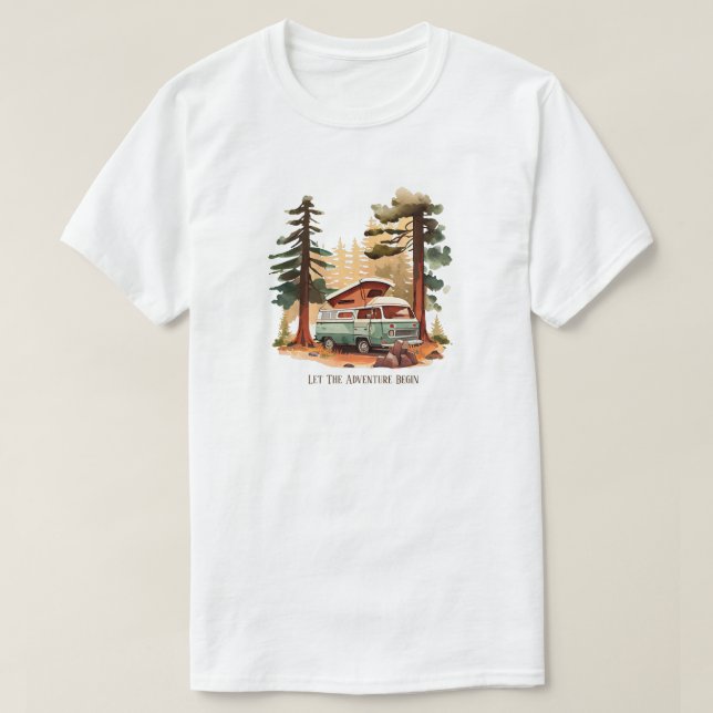 Camiseta de camping (Diseño del anverso)
