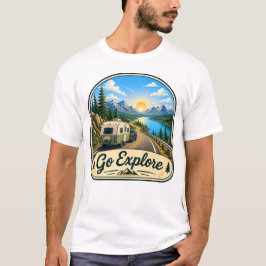 Camiseta de camping Go Explore