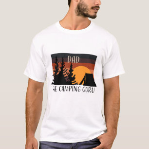Camiseta de Camping Guru Dad   Nature Lover