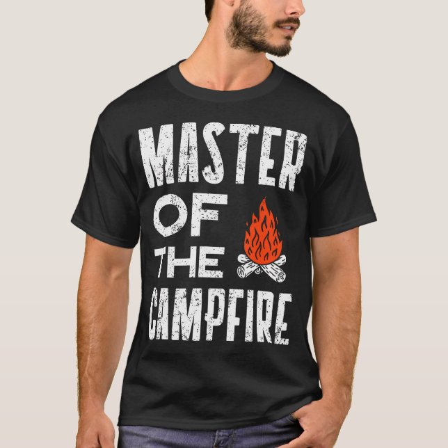 Camiseta de Camping Master del Padre de la Fogata (Anverso)