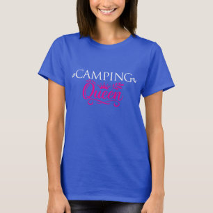 Camiseta de camping para mujeres