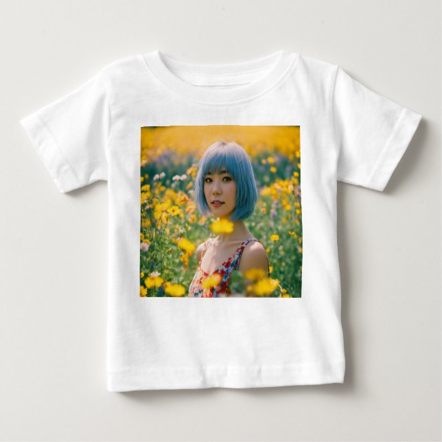Camiseta De Campo Floral Encantadora (Anverso)