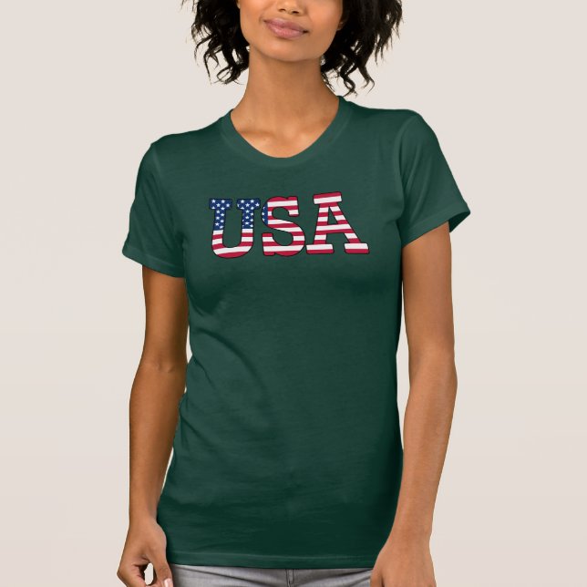 Camiseta de camuflaje de la bandera estadounidense (Anverso)