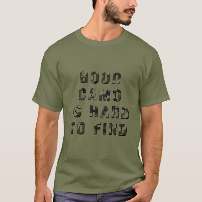 Camiseta de camuflaje humorística (Anverso)
