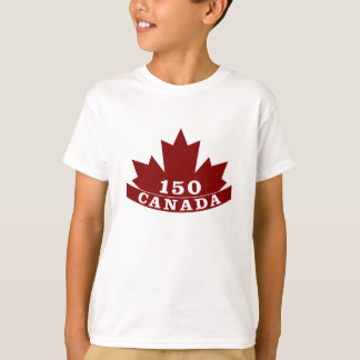 Camiseta de Canadá 150 de los niños
