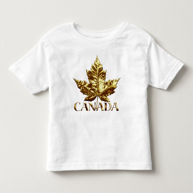 Camiseta de Canadá Baby Shirt Gold Canada (Anverso)