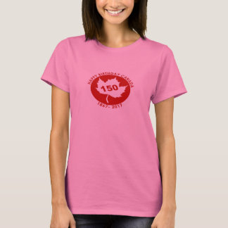 Camiseta de Canadá de cumpleaños feliz para mujere