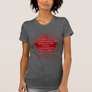 Camiseta de Canadá para el tanque del himno Top So