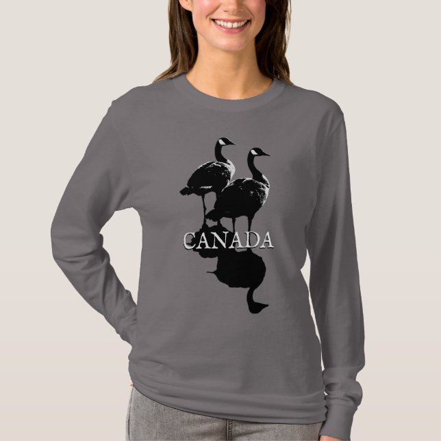Camiseta de Canadá para mujeres Personalizado de l (Anverso)