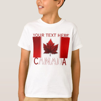 Camiseta de Canadá para niños Bandera de Canadá Ca