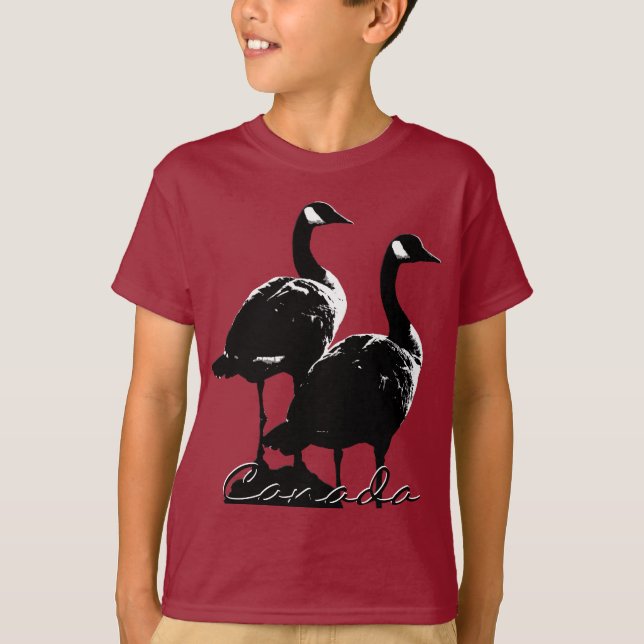 Camiseta de Canadá para niños recuerdo de niña de  (Anverso)