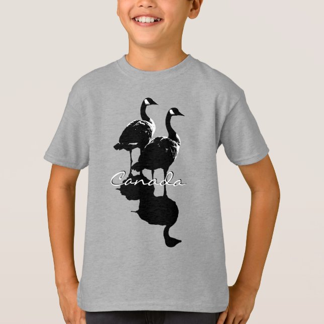 Camiseta de Canadá para niños recuerdo de un chico (Anverso)