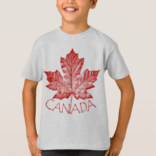 Camiseta de Canadá para niños vintage Personalizad