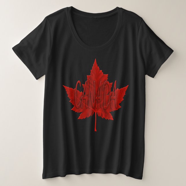 Camiseta de Canadá personalizada Top of Women's Ca (Anverso del diseño)