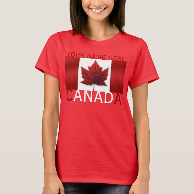 Camiseta de Canadá personalizada Top of Women's Ca (Anverso)