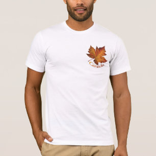 Camiseta de Canadá preparada con una camiseta de r