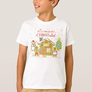 Camiseta de Candyland del pan de jengibre -