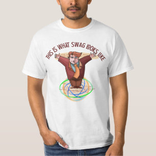 Camiseta de cantante básica para hombres de swag