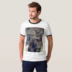 Camiseta de cantante básico para hombres de foto d