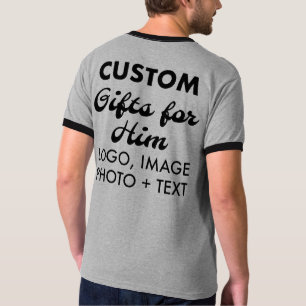 Camiseta de cantante de oro personalizada por pers