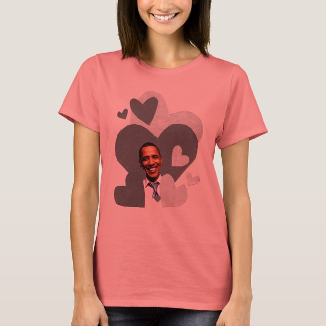 Camiseta de cantante negro de Barack (Anverso)