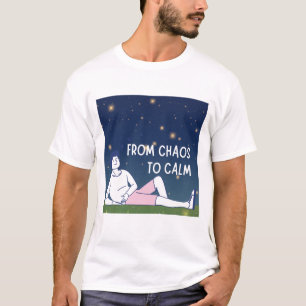 Camiseta De caos a calma: obra de arte de sanación emociona