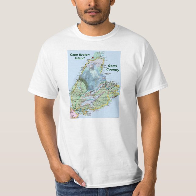 Camiseta de Cape Breton Island Gods Country (Anverso)