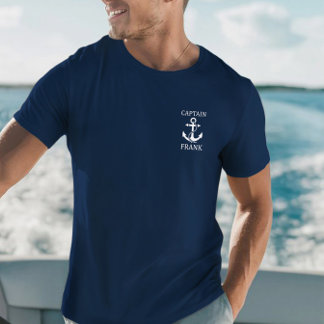Camiseta de Capitán Personalizada, Camiseta de Anc