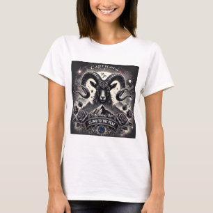 Camiseta de Capricornio "Sube al pico"